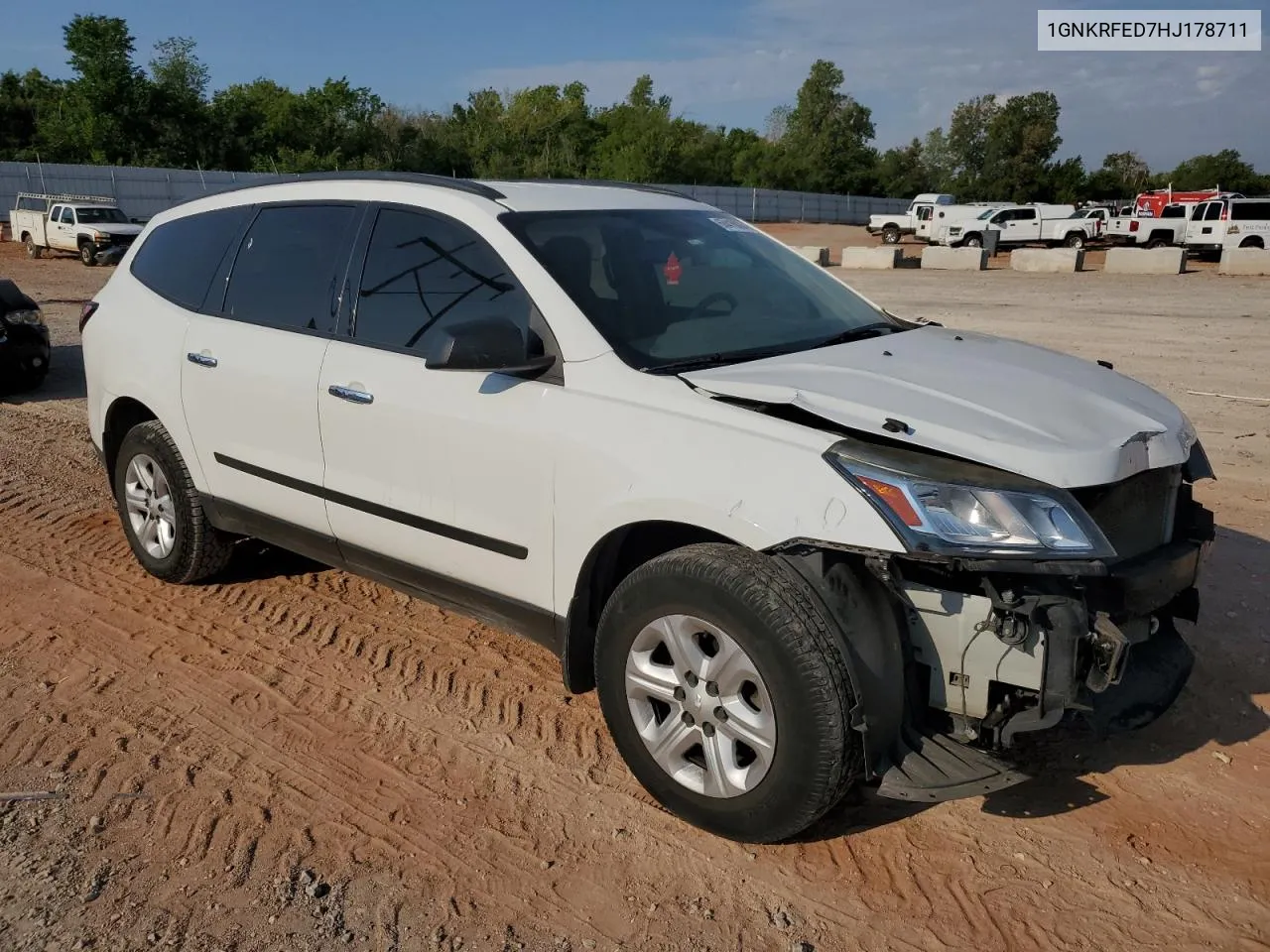 2017 Chevrolet Traverse Ls VIN: 1GNKRFED7HJ178711 Lot: 68418094