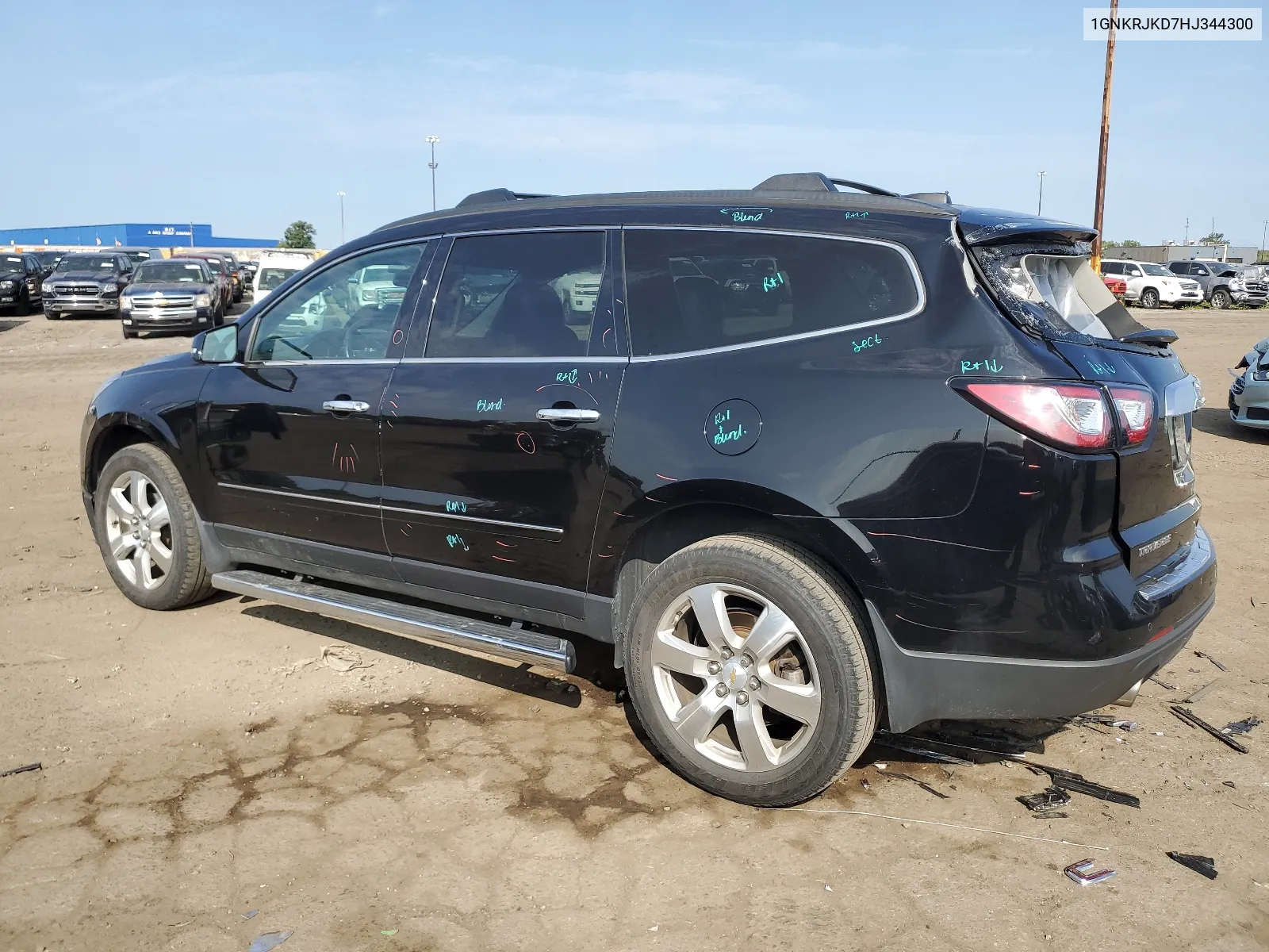 2017 Chevrolet Traverse Premier VIN: 1GNKRJKD7HJ344300 Lot: 68485324