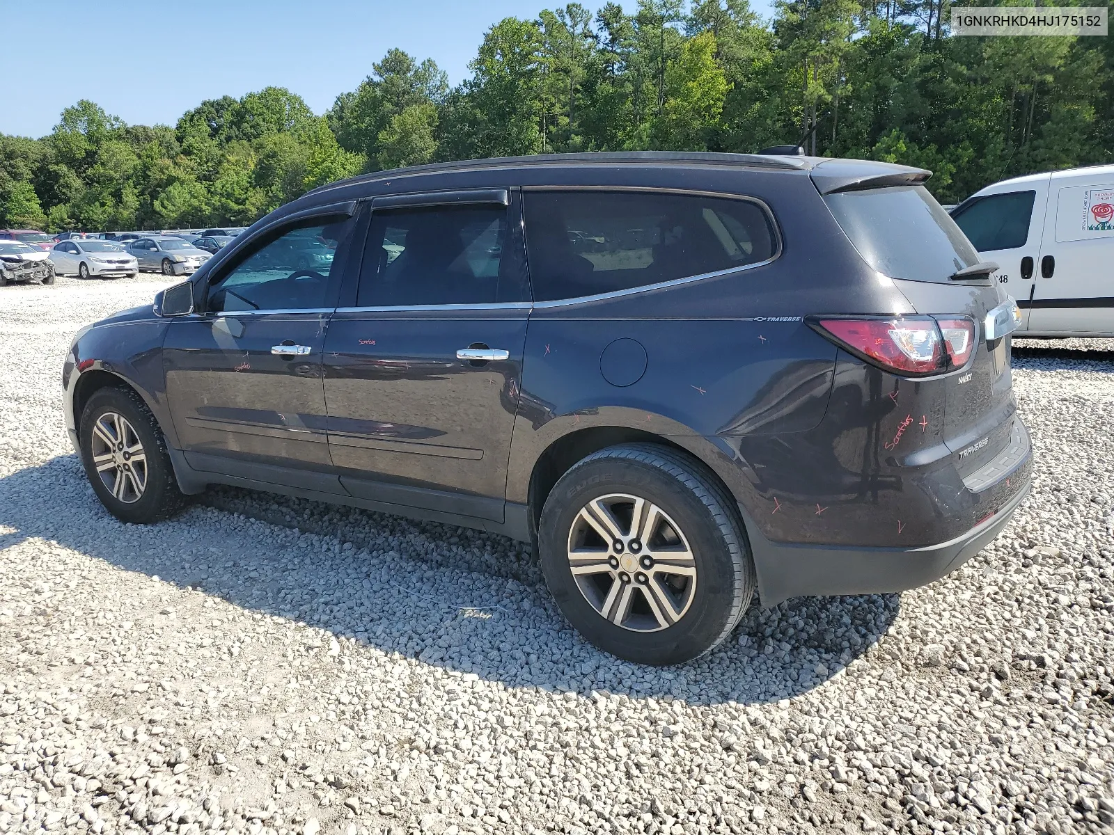 2017 Chevrolet Traverse Lt VIN: 1GNKRHKD4HJ175152 Lot: 68811284