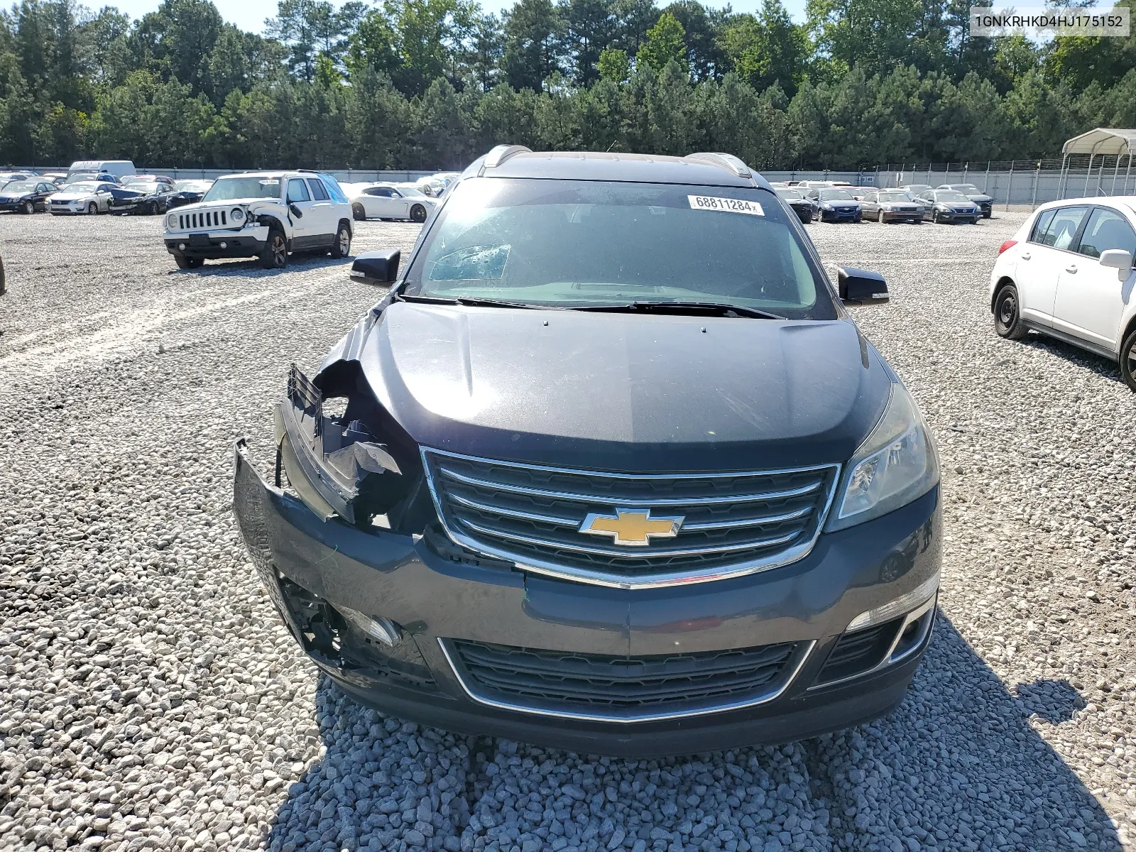 2017 Chevrolet Traverse Lt VIN: 1GNKRHKD4HJ175152 Lot: 68811284