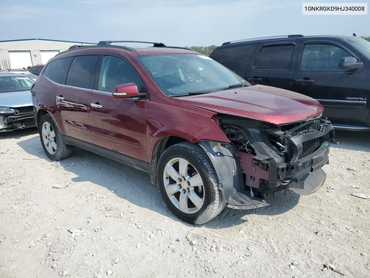 2017 Chevrolet Traverse Lt VIN: 1GNKRGKD9HJ340008 Lot: 68911374