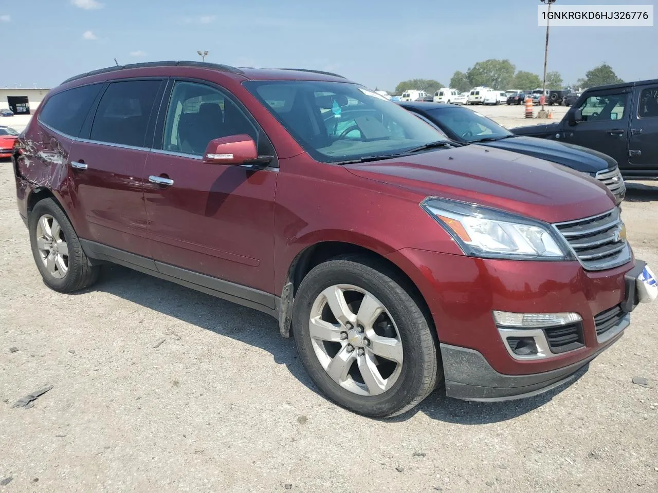 2017 Chevrolet Traverse Lt VIN: 1GNKRGKD6HJ326776 Lot: 69100404