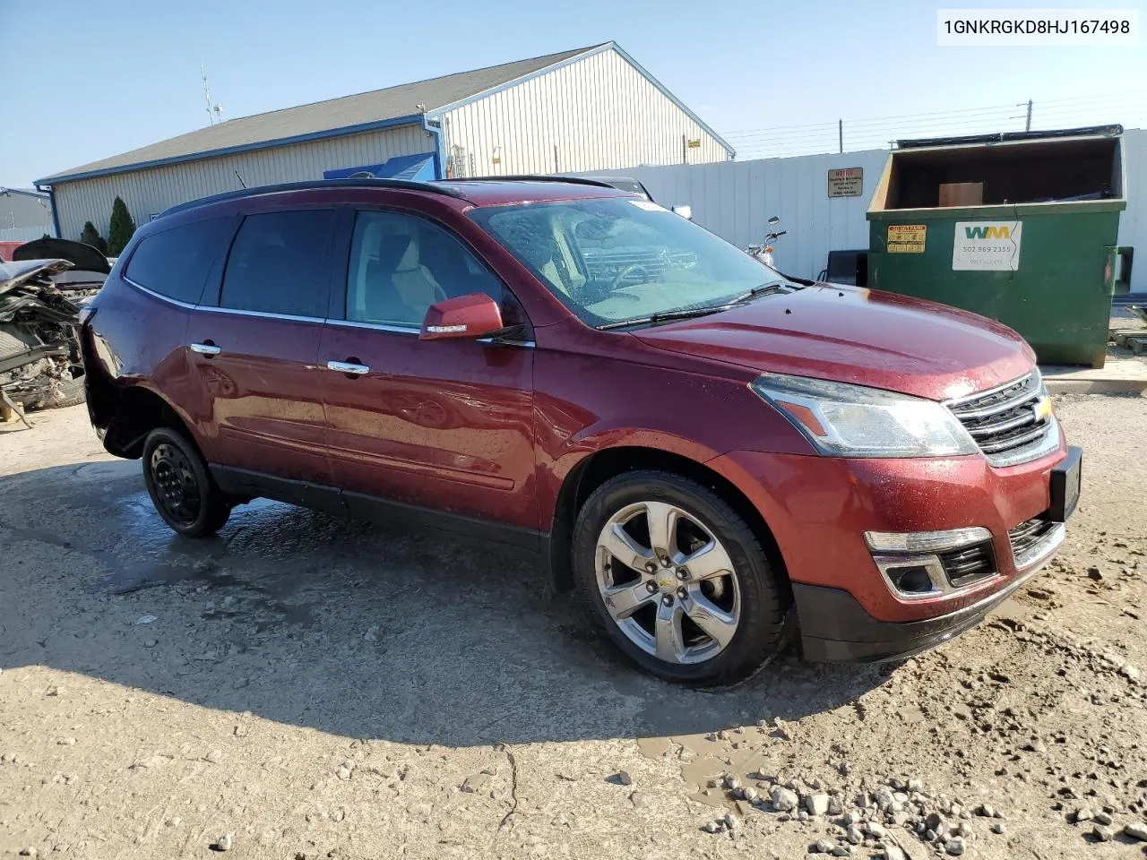 1GNKRGKD8HJ167498 2017 Chevrolet Traverse Lt