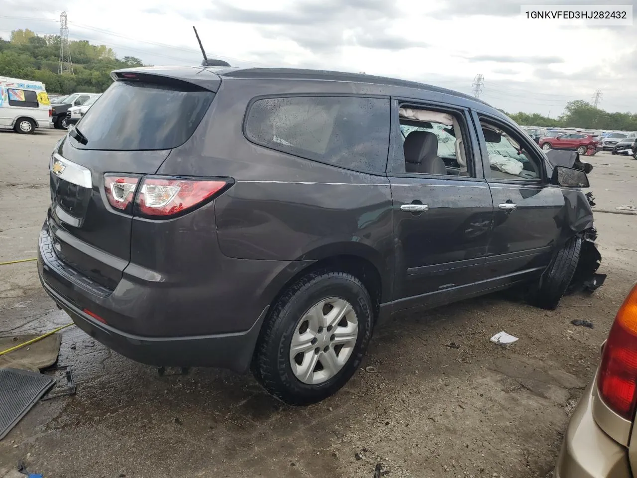 2017 Chevrolet Traverse Ls VIN: 1GNKVFED3HJ282432 Lot: 69677774