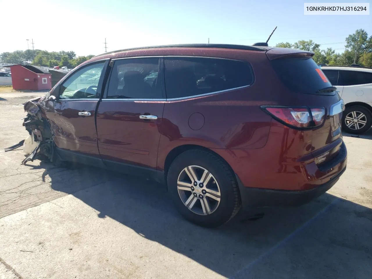 2017 Chevrolet Traverse Lt VIN: 1GNKRHKD7HJ316294 Lot: 69927544