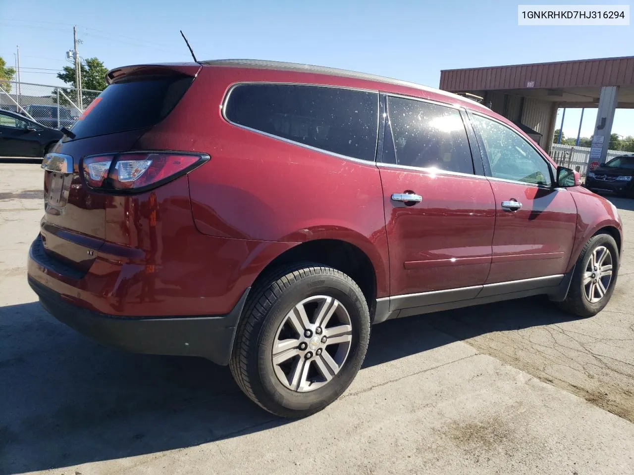 2017 Chevrolet Traverse Lt VIN: 1GNKRHKD7HJ316294 Lot: 69927544