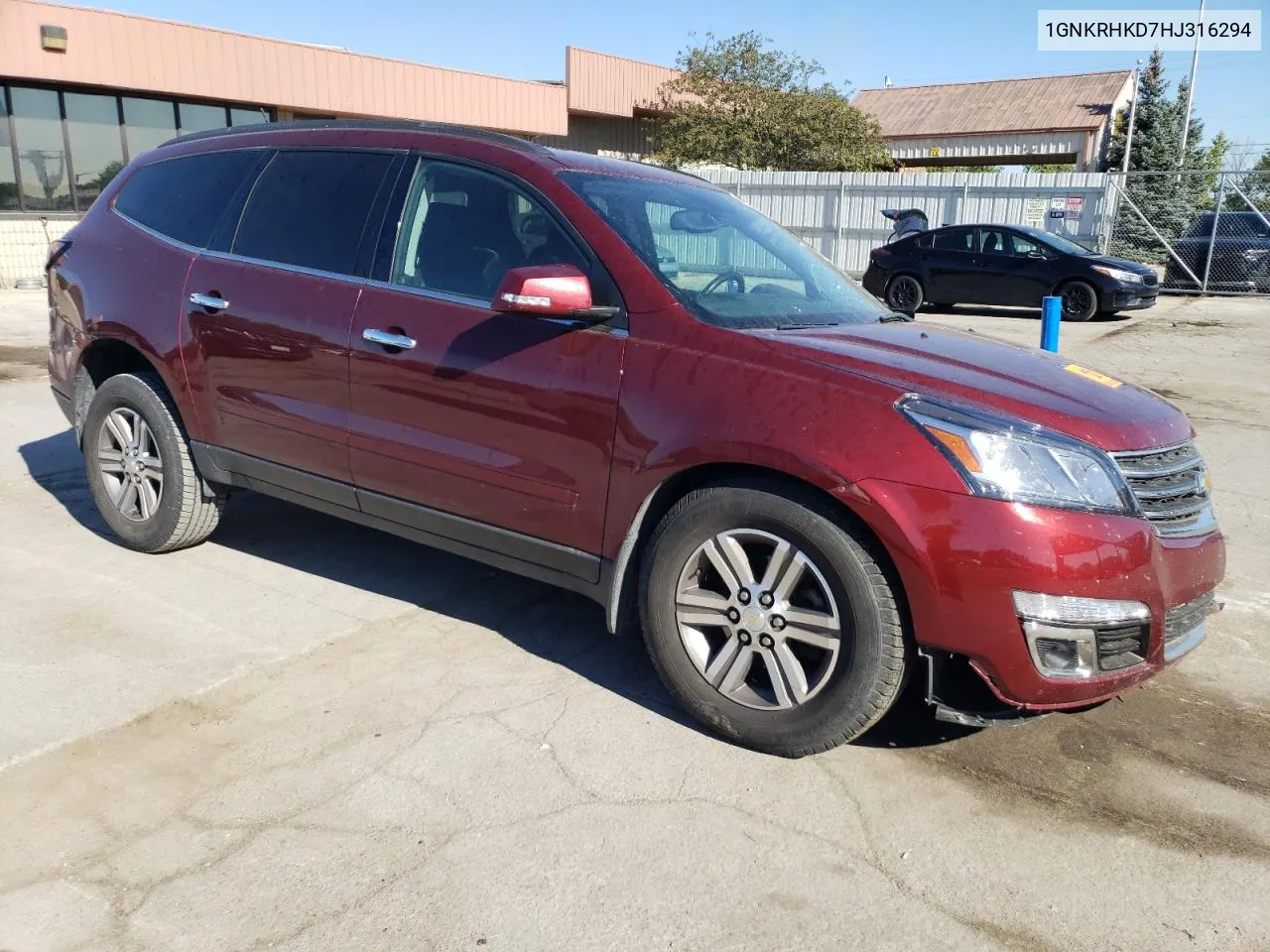 2017 Chevrolet Traverse Lt VIN: 1GNKRHKD7HJ316294 Lot: 69927544