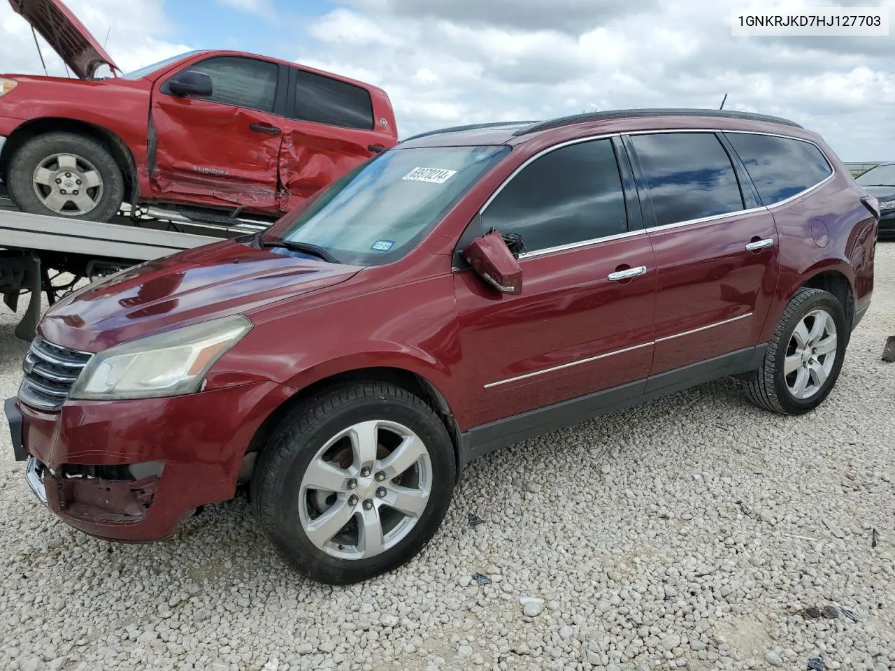 2017 Chevrolet Traverse Premier VIN: 1GNKRJKD7HJ127703 Lot: 69970214