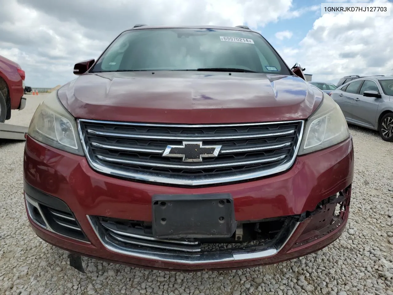 2017 Chevrolet Traverse Premier VIN: 1GNKRJKD7HJ127703 Lot: 69970214