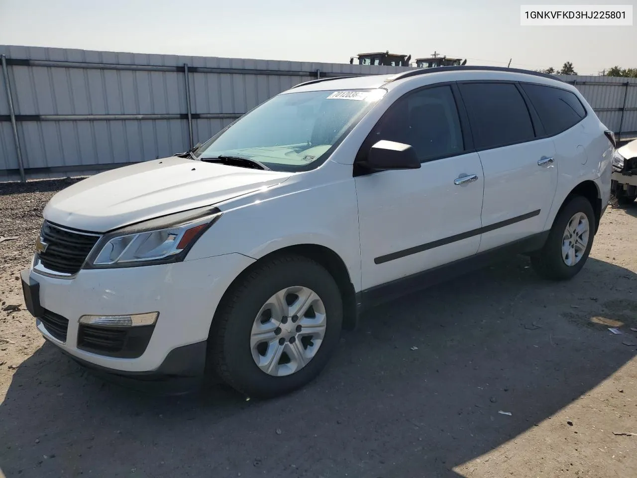 2017 Chevrolet Traverse Ls VIN: 1GNKVFKD3HJ225801 Lot: 70120384