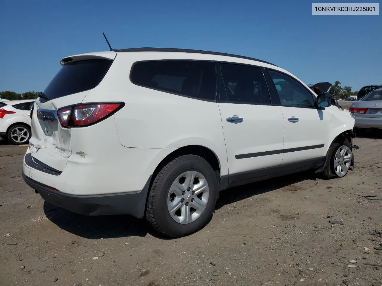 2017 Chevrolet Traverse Ls VIN: 1GNKVFKD3HJ225801 Lot: 70120384