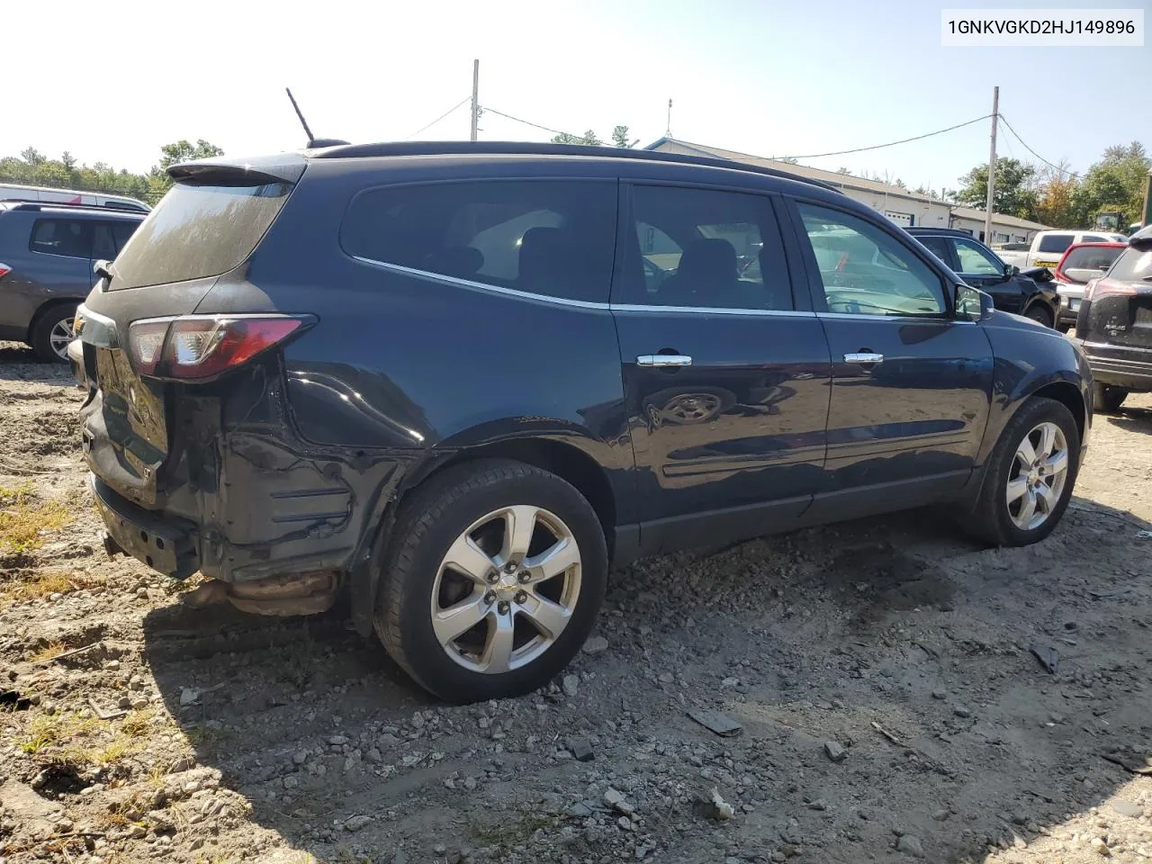 2017 Chevrolet Traverse Lt VIN: 1GNKVGKD2HJ149896 Lot: 70208744