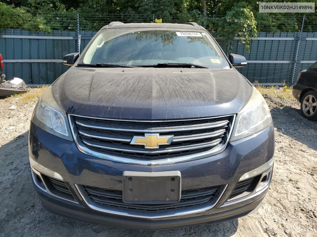 2017 Chevrolet Traverse Lt VIN: 1GNKVGKD2HJ149896 Lot: 70208744