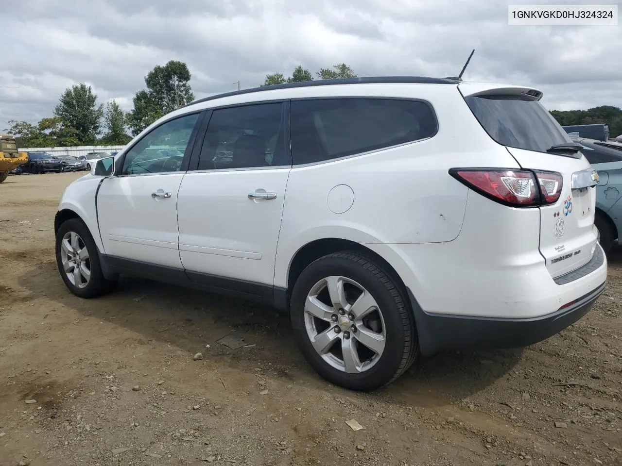 2017 Chevrolet Traverse Lt VIN: 1GNKVGKD0HJ324324 Lot: 70871324