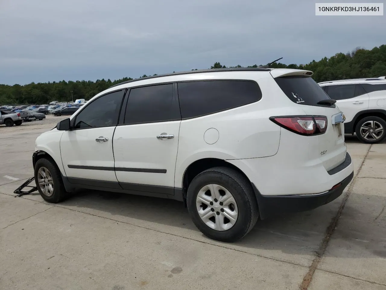 2017 Chevrolet Traverse Ls VIN: 1GNKRFKD3HJ136461 Lot: 71161134