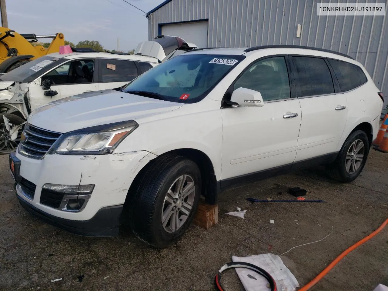 2017 Chevrolet Traverse Lt VIN: 1GNKRHKD2HJ191897 Lot: 71248034