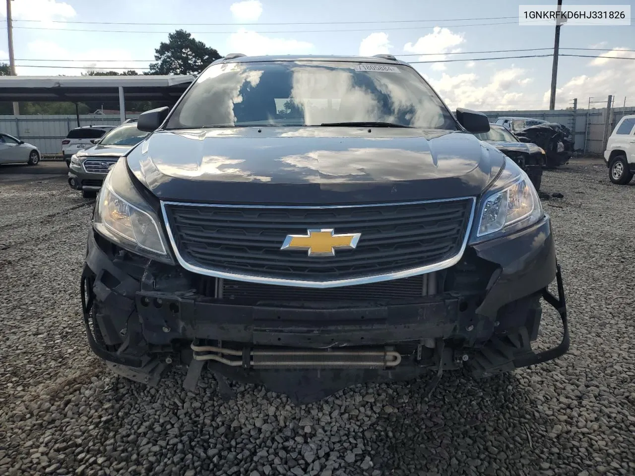 2017 Chevrolet Traverse Ls VIN: 1GNKRFKD6HJ331826 Lot: 71805884