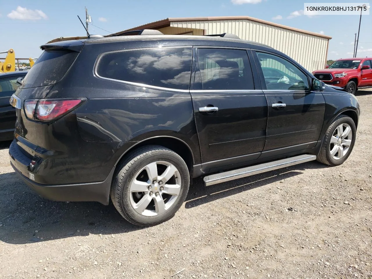 2017 Chevrolet Traverse Lt VIN: 1GNKRGKD8HJ131715 Lot: 72039154