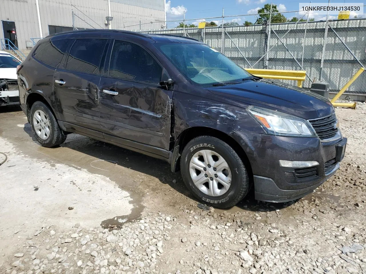 2017 Chevrolet Traverse Ls VIN: 1GNKRFED3HJ134530 Lot: 72185844