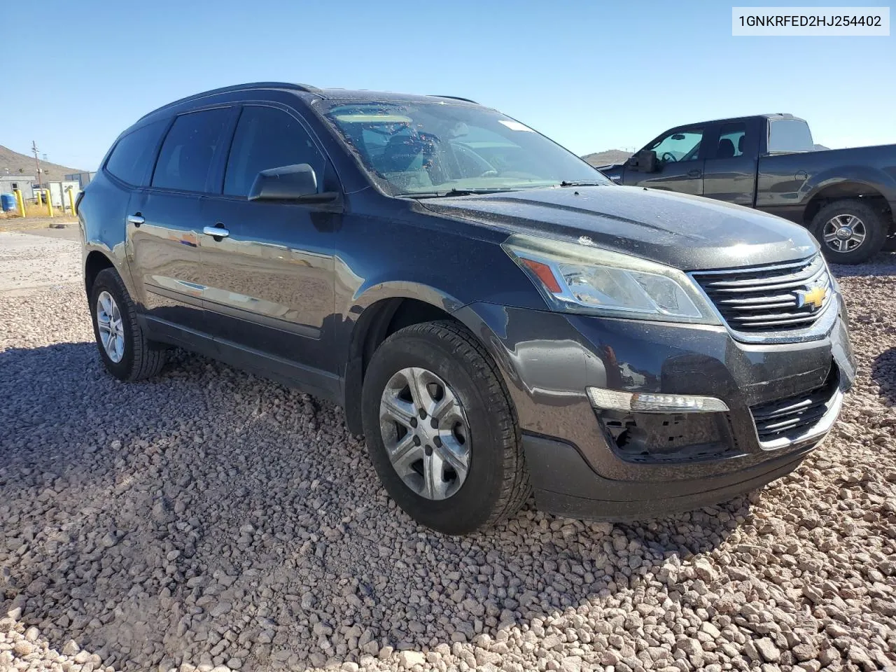 2017 Chevrolet Traverse Ls VIN: 1GNKRFED2HJ254402 Lot: 72192634