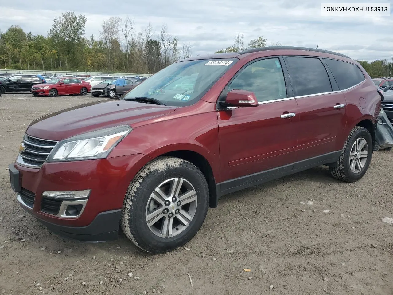 1GNKVHKDXHJ153913 2017 Chevrolet Traverse Lt