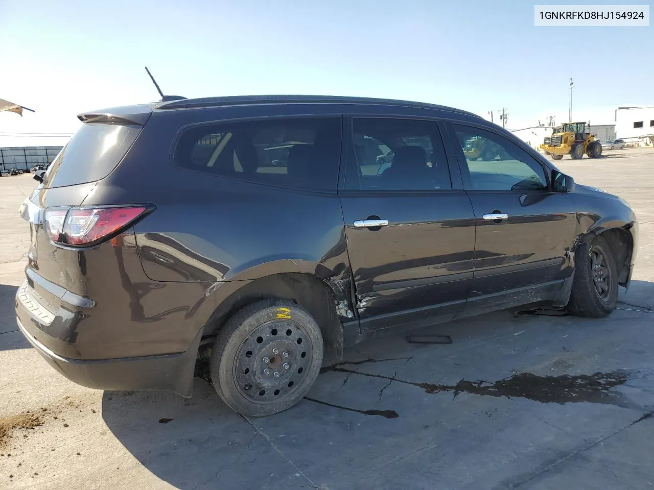 2017 Chevrolet Traverse Ls VIN: 1GNKRFKD8HJ154924 Lot: 72636364