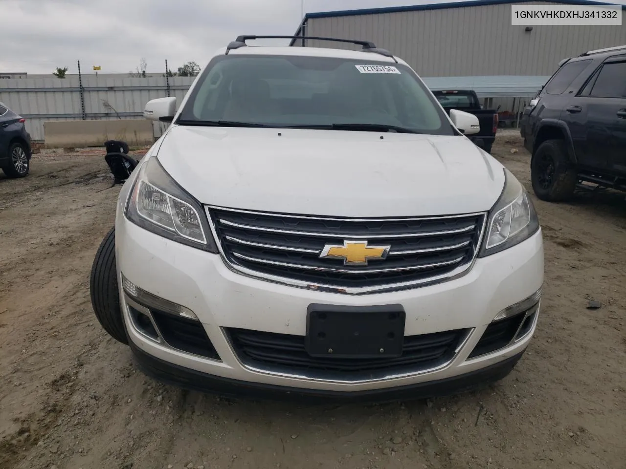 2017 Chevrolet Traverse Lt VIN: 1GNKVHKDXHJ341332 Lot: 72765754