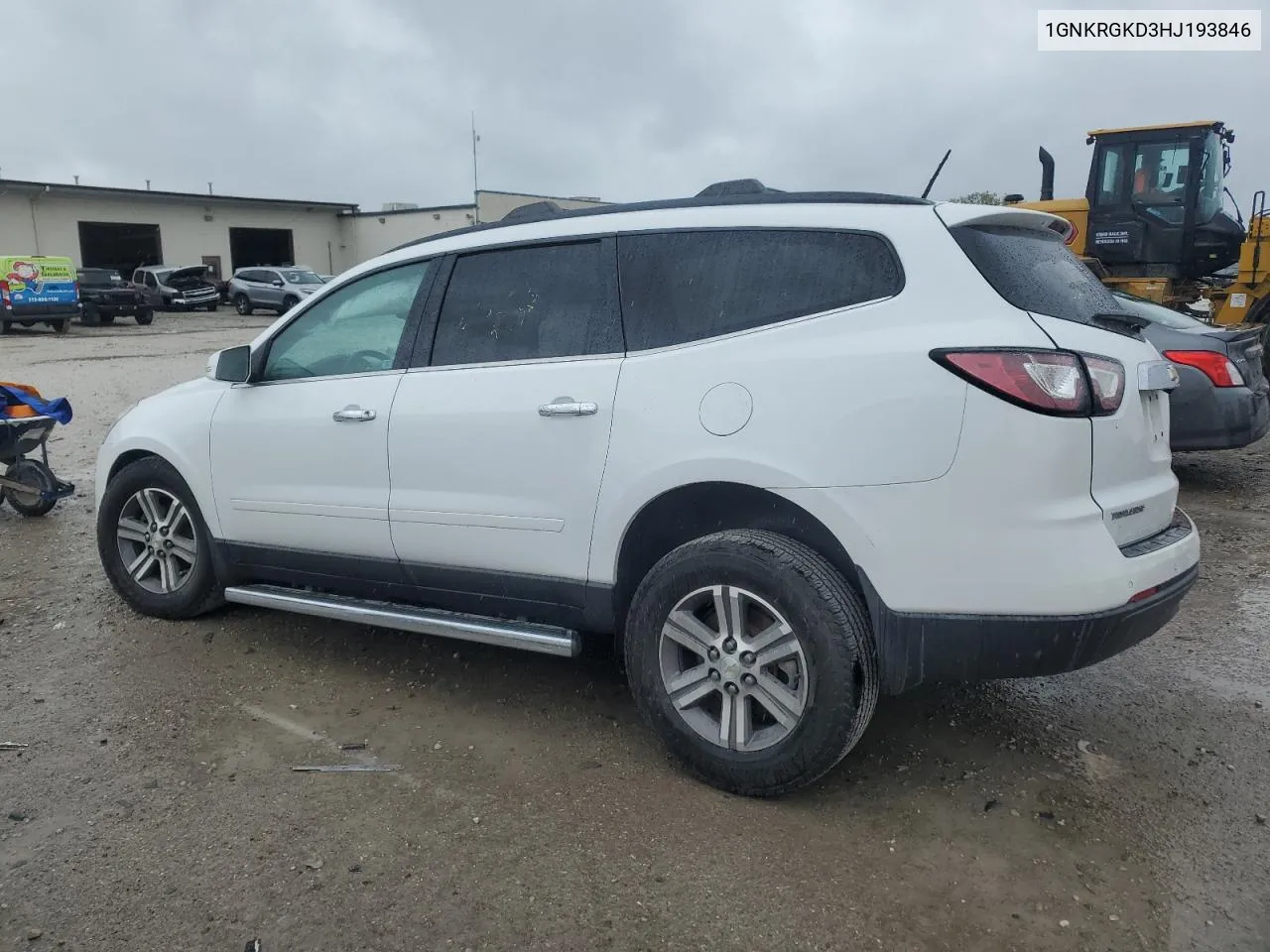 2017 Chevrolet Traverse Lt VIN: 1GNKRGKD3HJ193846 Lot: 72861984