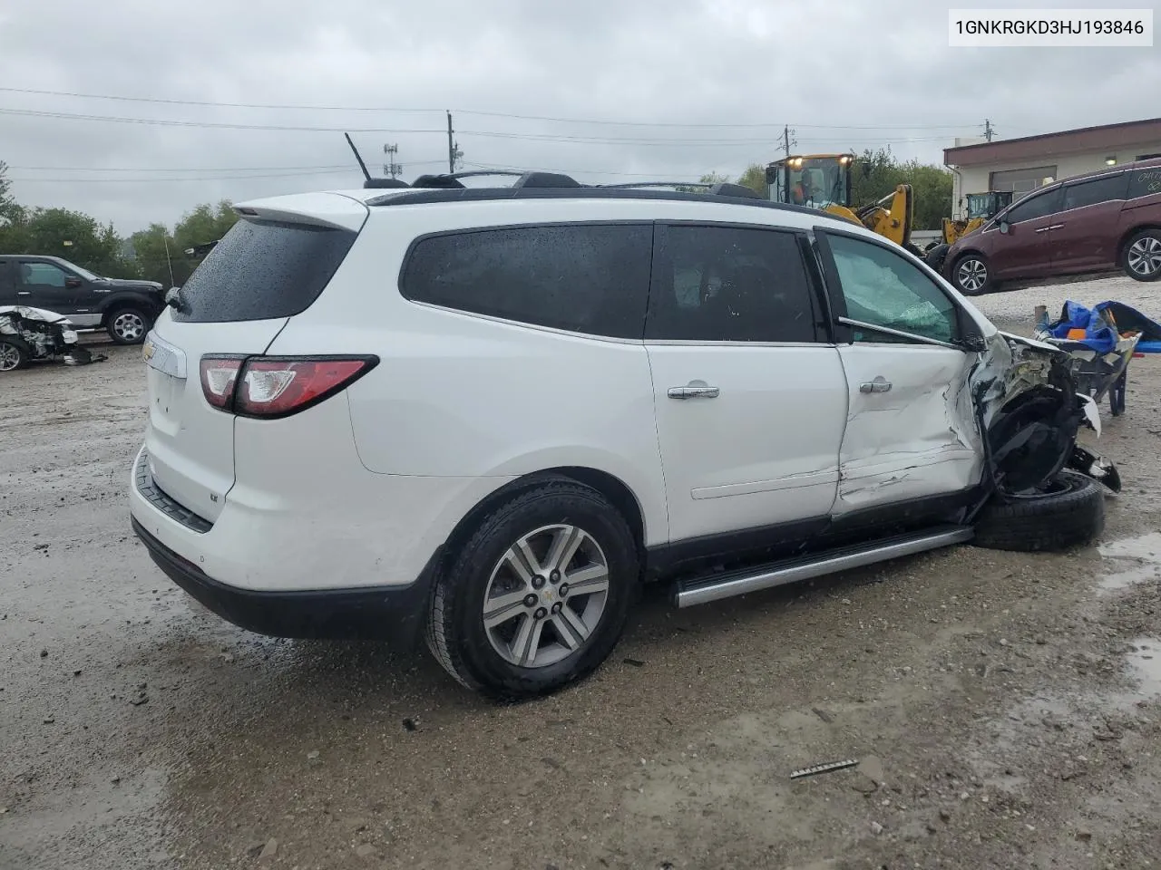 2017 Chevrolet Traverse Lt VIN: 1GNKRGKD3HJ193846 Lot: 72861984