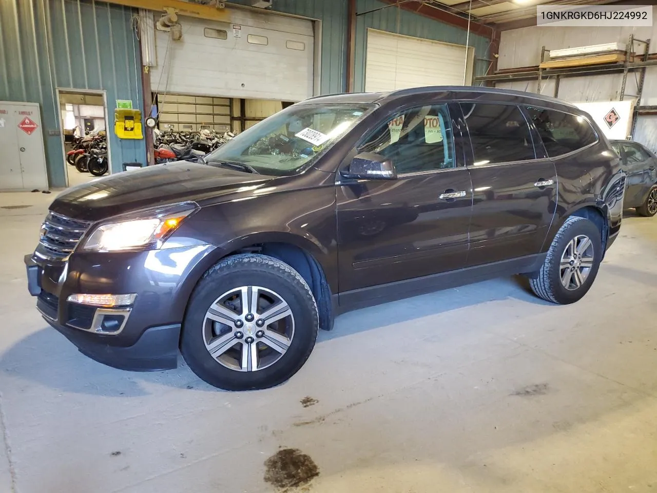 2017 Chevrolet Traverse Lt VIN: 1GNKRGKD6HJ224992 Lot: 73028914