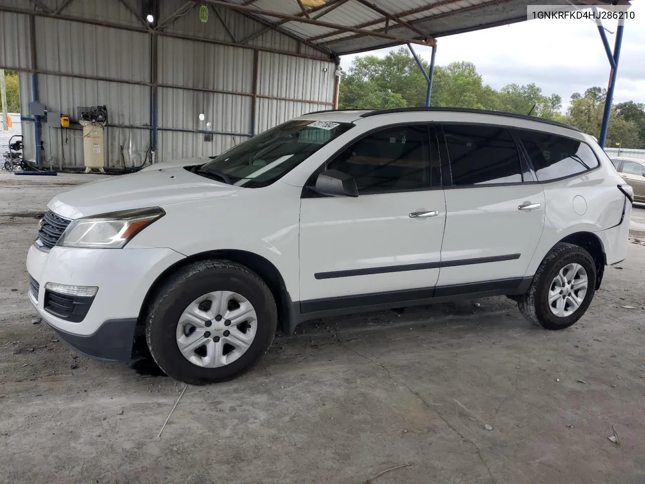 2017 Chevrolet Traverse Ls VIN: 1GNKRFKD4HJ286210 Lot: 73171584