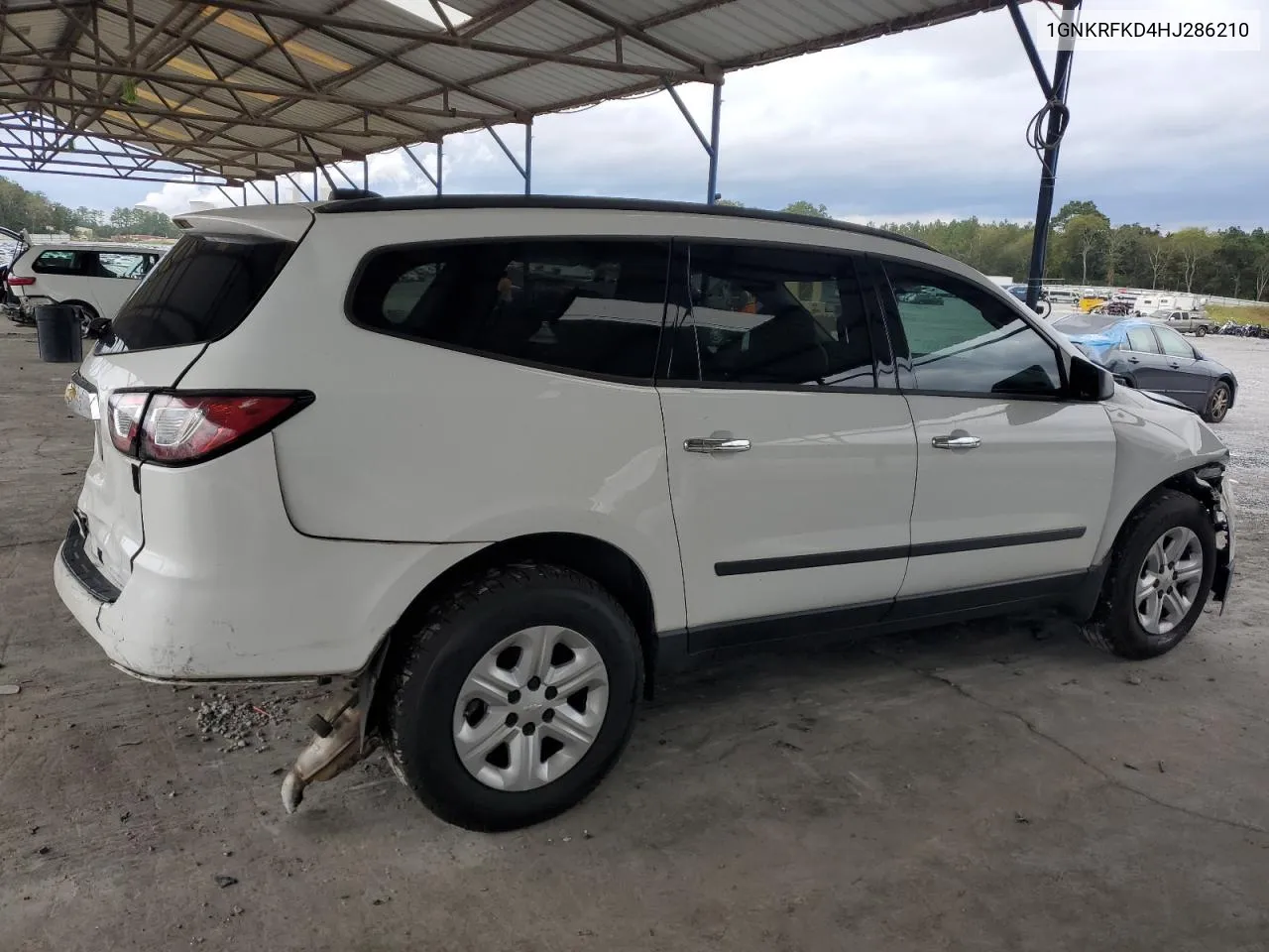 2017 Chevrolet Traverse Ls VIN: 1GNKRFKD4HJ286210 Lot: 73171584