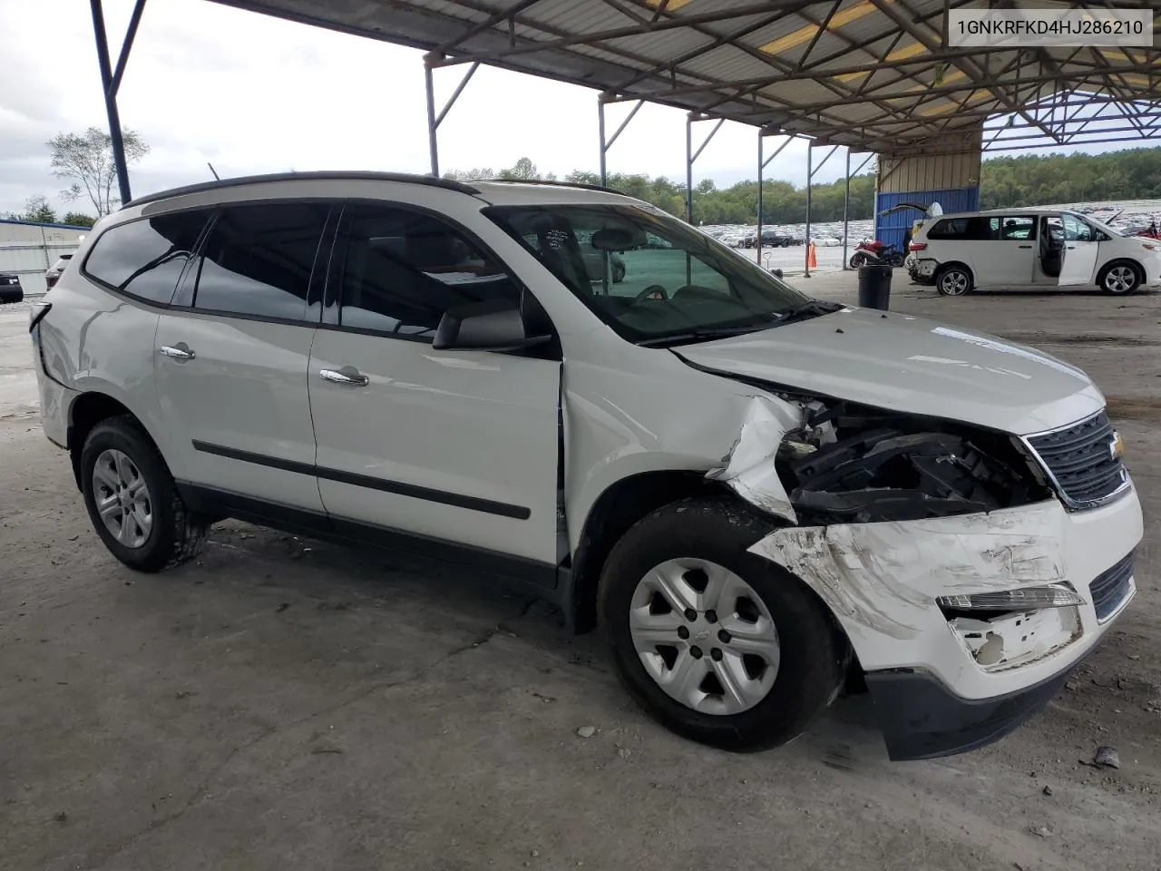 2017 Chevrolet Traverse Ls VIN: 1GNKRFKD4HJ286210 Lot: 73171584