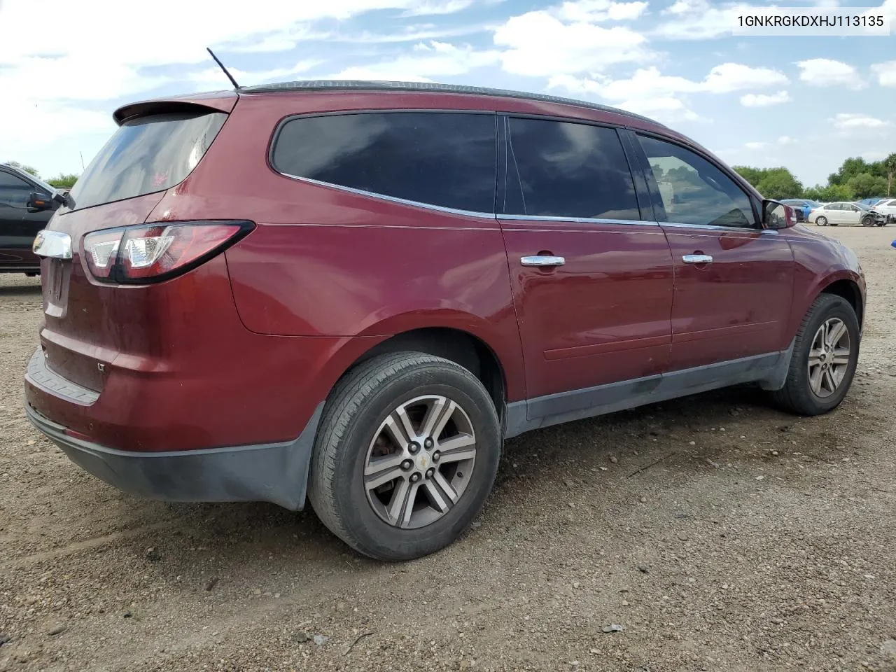 1GNKRGKDXHJ113135 2017 Chevrolet Traverse Lt