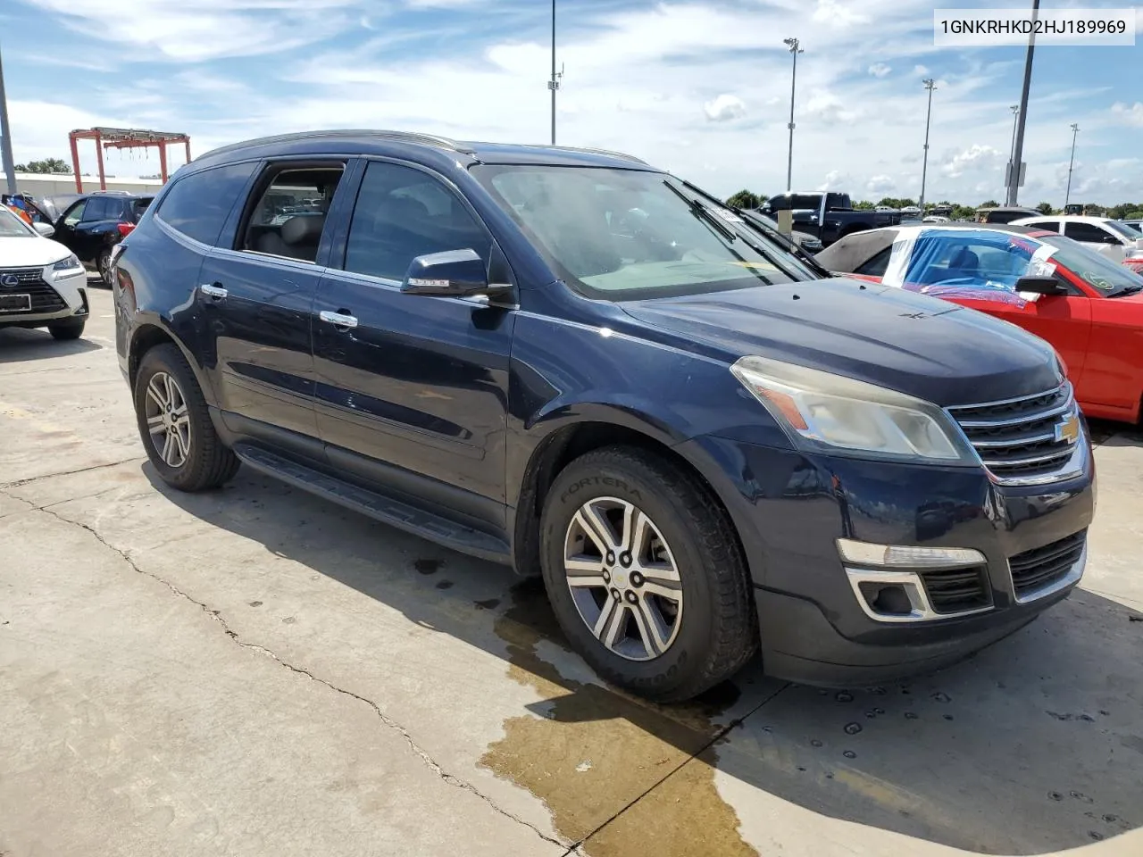 1GNKRHKD2HJ189969 2017 Chevrolet Traverse Lt