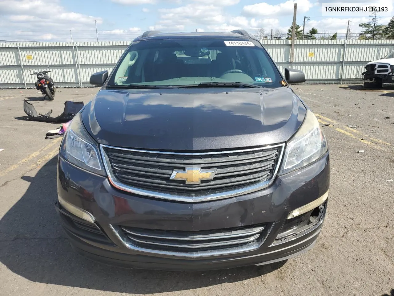 1GNKRFKD3HJ116193 2017 Chevrolet Traverse Ls