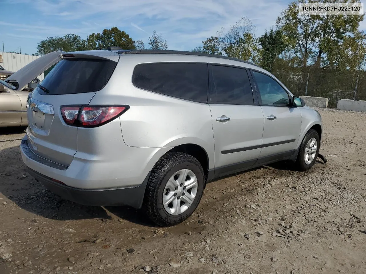 2017 Chevrolet Traverse Ls VIN: 1GNKRFKD7HJ223120 Lot: 74326424