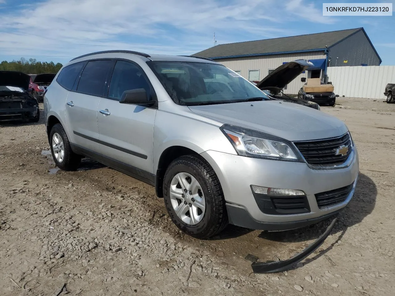 2017 Chevrolet Traverse Ls VIN: 1GNKRFKD7HJ223120 Lot: 74326424