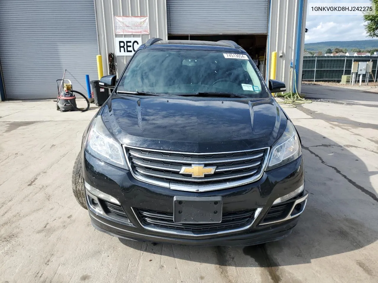 2017 Chevrolet Traverse Lt VIN: 1GNKVGKD8HJ242275 Lot: 74513054