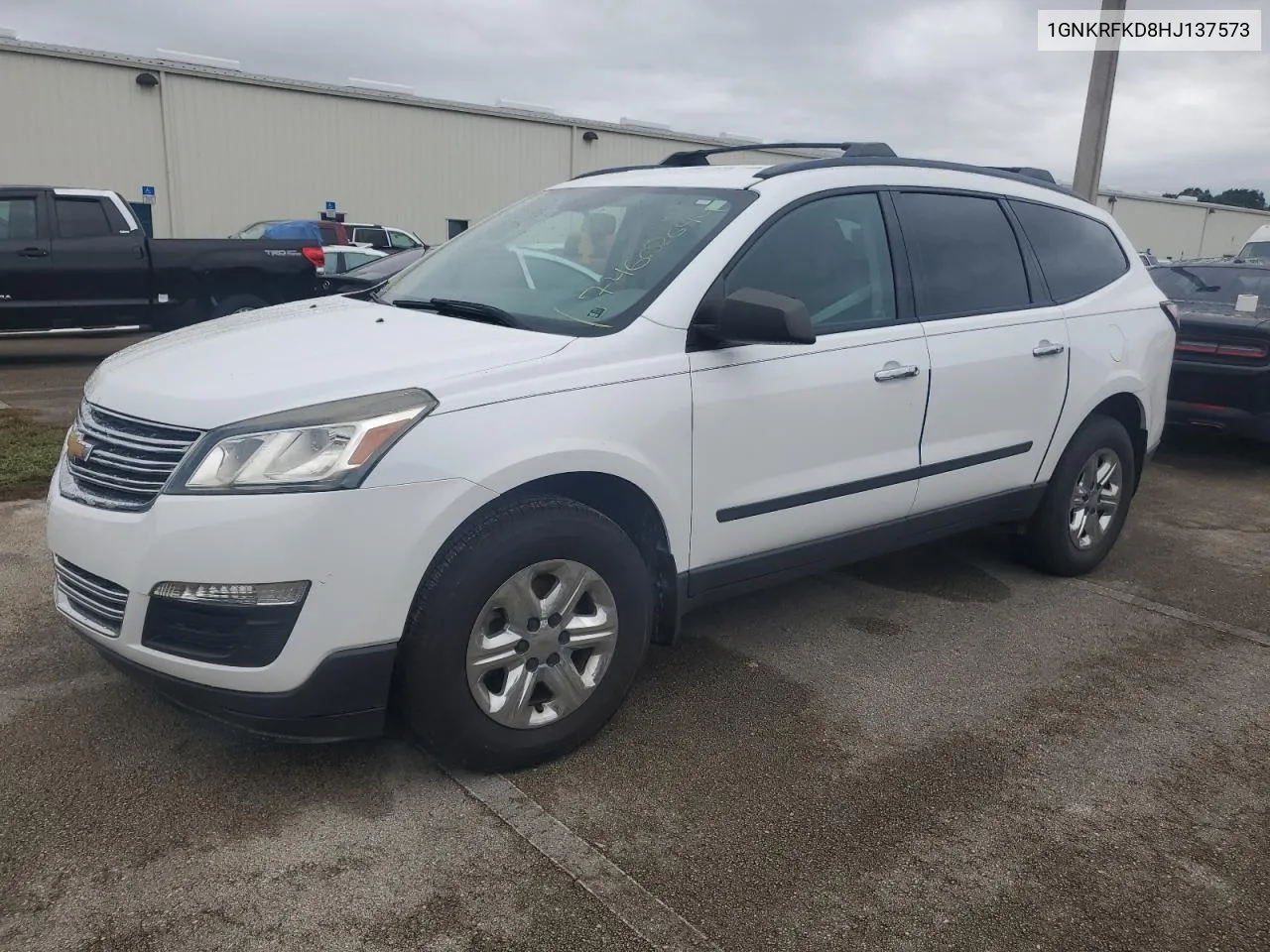 2017 Chevrolet Traverse Ls VIN: 1GNKRFKD8HJ137573 Lot: 74602644