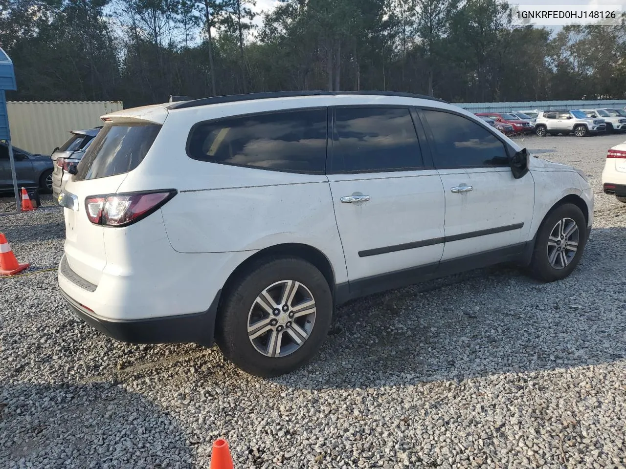 2017 Chevrolet Traverse Ls VIN: 1GNKRFED0HJ148126 Lot: 74847494