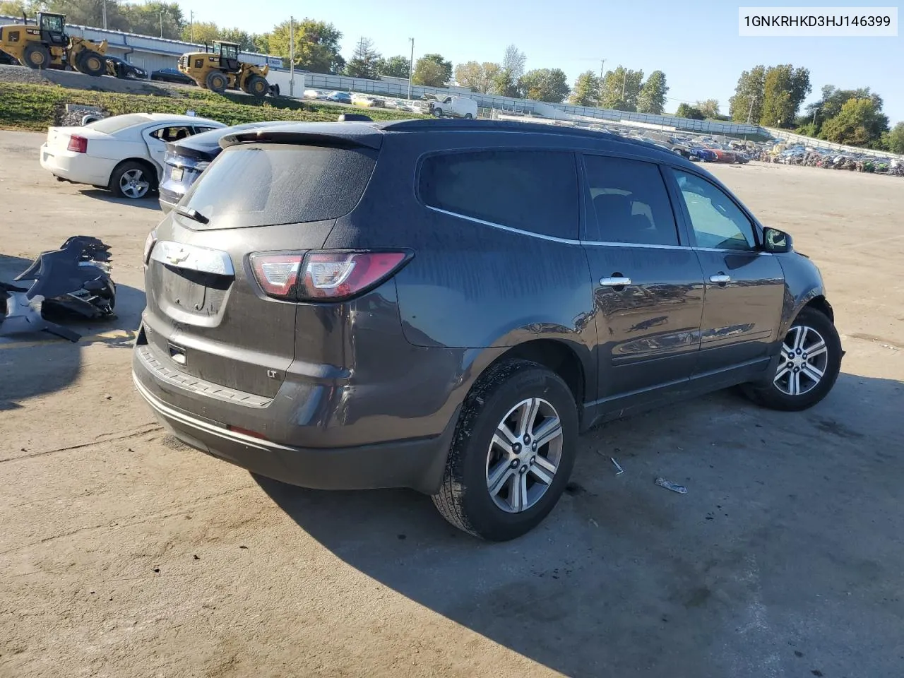 2017 Chevrolet Traverse Lt VIN: 1GNKRHKD3HJ146399 Lot: 74988254