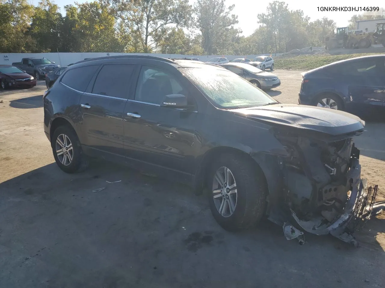 2017 Chevrolet Traverse Lt VIN: 1GNKRHKD3HJ146399 Lot: 74988254