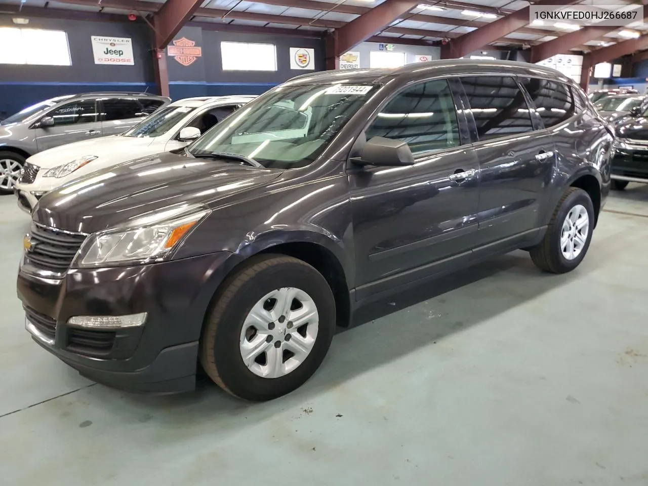 2017 Chevrolet Traverse Ls VIN: 1GNKVFED0HJ266687 Lot: 75201944