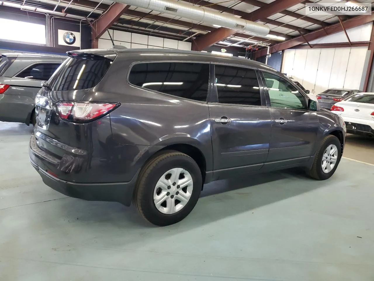 2017 Chevrolet Traverse Ls VIN: 1GNKVFED0HJ266687 Lot: 75201944