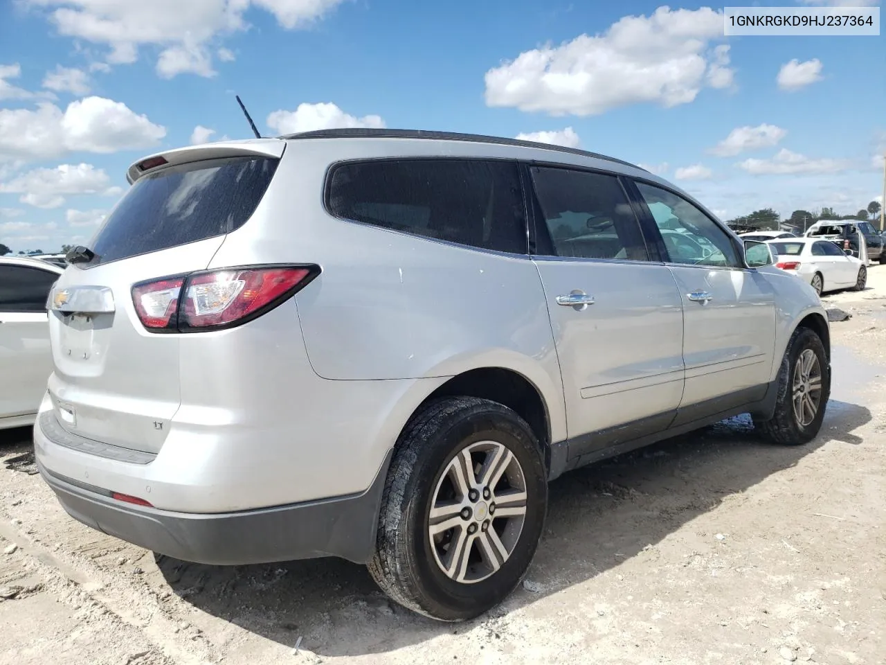 2017 Chevrolet Traverse Lt VIN: 1GNKRGKD9HJ237364 Lot: 75321494