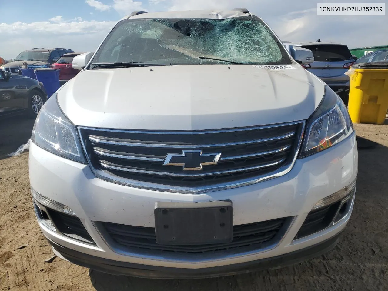 2017 Chevrolet Traverse Lt VIN: 1GNKVHKD2HJ352339 Lot: 75753544