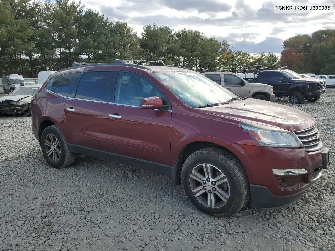 2017 Chevrolet Traverse Lt VIN: 1GNKRHKD6HJ300085 Lot: 75939634