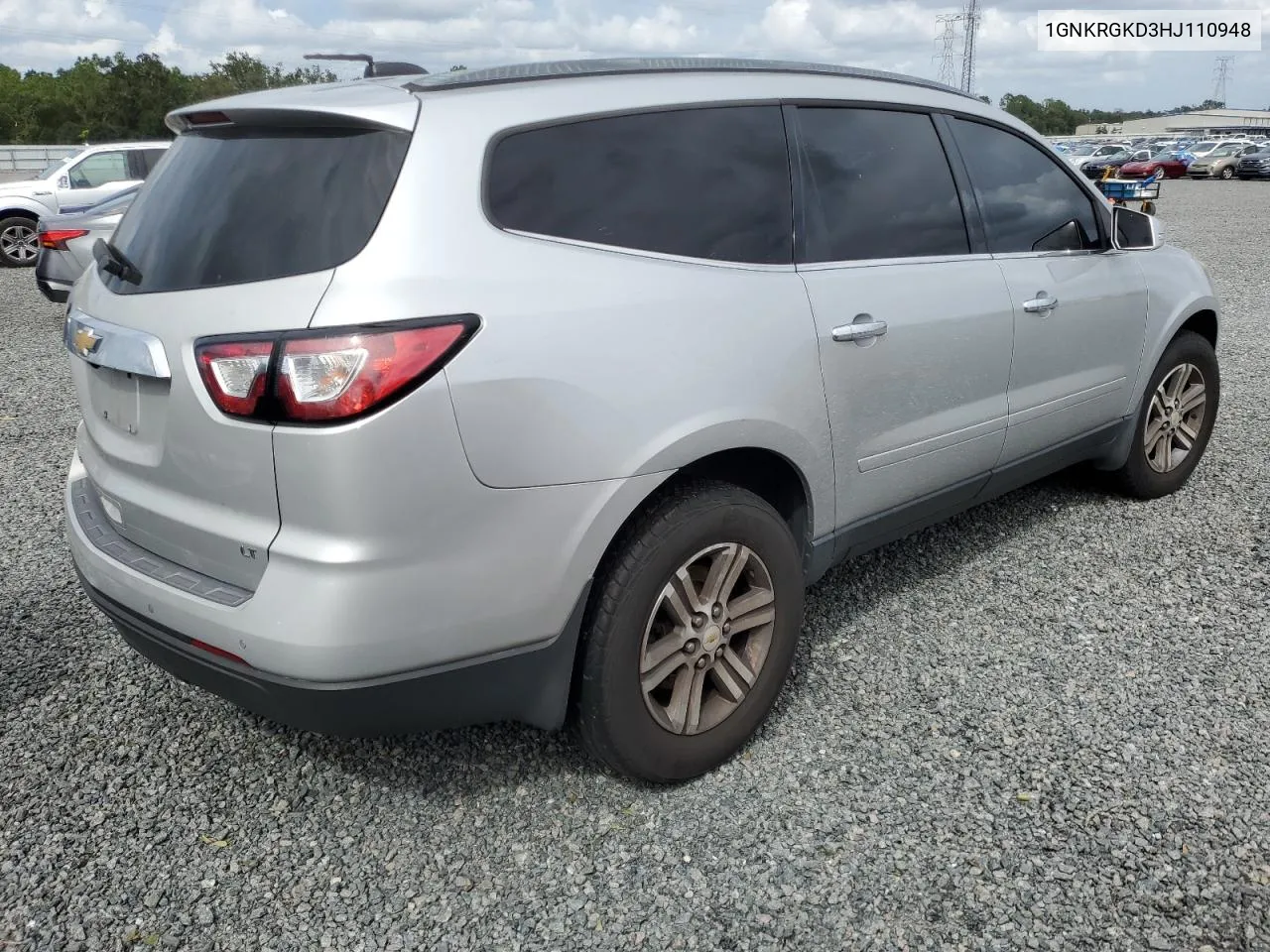 2017 Chevrolet Traverse Lt VIN: 1GNKRGKD3HJ110948 Lot: 75955844