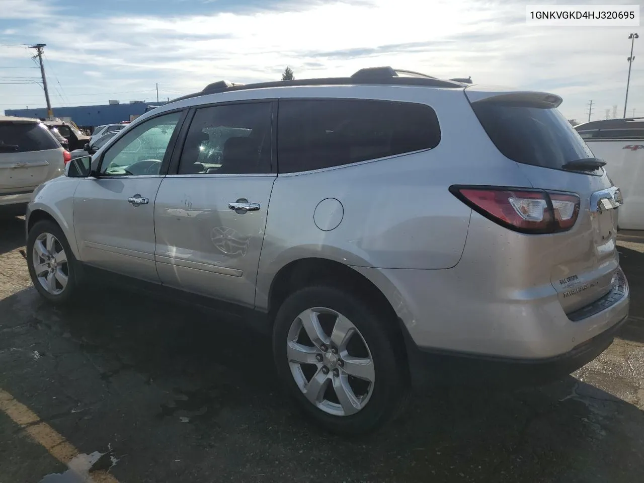 2017 Chevrolet Traverse Lt VIN: 1GNKVGKD4HJ320695 Lot: 76378714